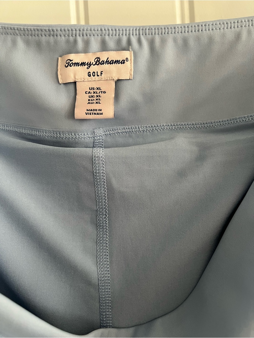 Tommy Bahama Pale Blue golf skirt - Picture 2 of 2